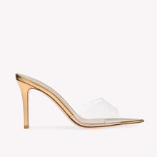 Load image into Gallery viewer, Pointed-Toe Transparent Sandals-Modern Baby Las Vegas
