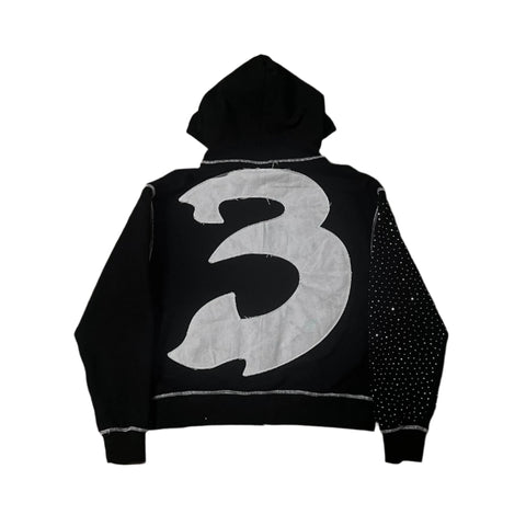Crystal Sleeve Number 3 Hoodie-Modern Baby Las Vegas