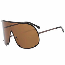 Load image into Gallery viewer, Oversized Metal Rimless Sunglasses
