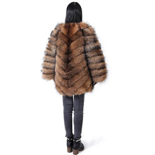 Load image into Gallery viewer, Ribbed Fur Coat
