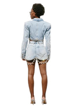 Load image into Gallery viewer, Drip Diamond Tassel Denim Set-Modern Baby Las Vegas

