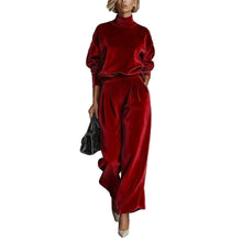Load image into Gallery viewer, Velvet Pant Set
