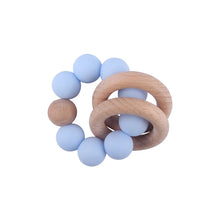Load image into Gallery viewer, Round Wood Silicone Beaded Toy
