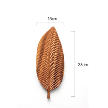 Load image into Gallery viewer, Wooden Leaf Tray
