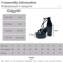 Load image into Gallery viewer, Open ToePlatform Ankle Strap Sandals
