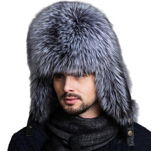 Load image into Gallery viewer, Fur Leather Bomber Hat
