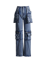 Load image into Gallery viewer, Patch Pocket Minimalist Jeans | Modern Baby Las Vegas

