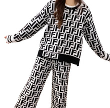 Load image into Gallery viewer, Knit Letter Pajamas
