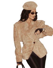 Load image into Gallery viewer, Cinched Waist Button Jacket-Modern Baby Las Vegas
