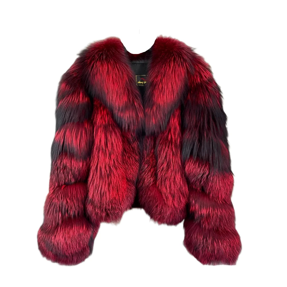 Luxury Ribbed Fur Jacket