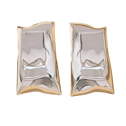 Thick Rectangular Earrings
