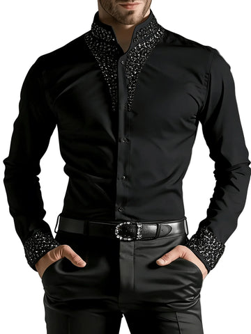 Crystal Neck Blouse