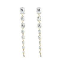 Load image into Gallery viewer, Exaggerated Big Crystal Long Drop Earrings
