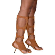 Load image into Gallery viewer, Suede Hollow Out Sandal Boots-Modern Baby Las Vegas
