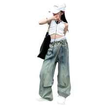 Load image into Gallery viewer, Cross Denim Pant Set
