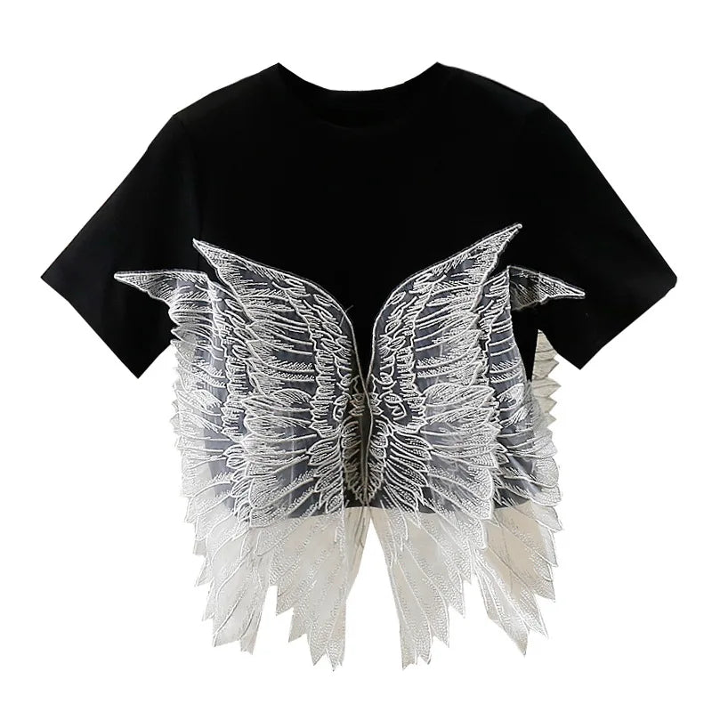 3D Butterfly Wing Top