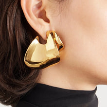 Load image into Gallery viewer, Vintage Gold Plated Clip-On Earrings
