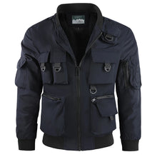 Load image into Gallery viewer, Multi-Pocket Bomber Jacket
