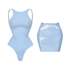 Load image into Gallery viewer, Pierced Sequin Swimwear Collection
