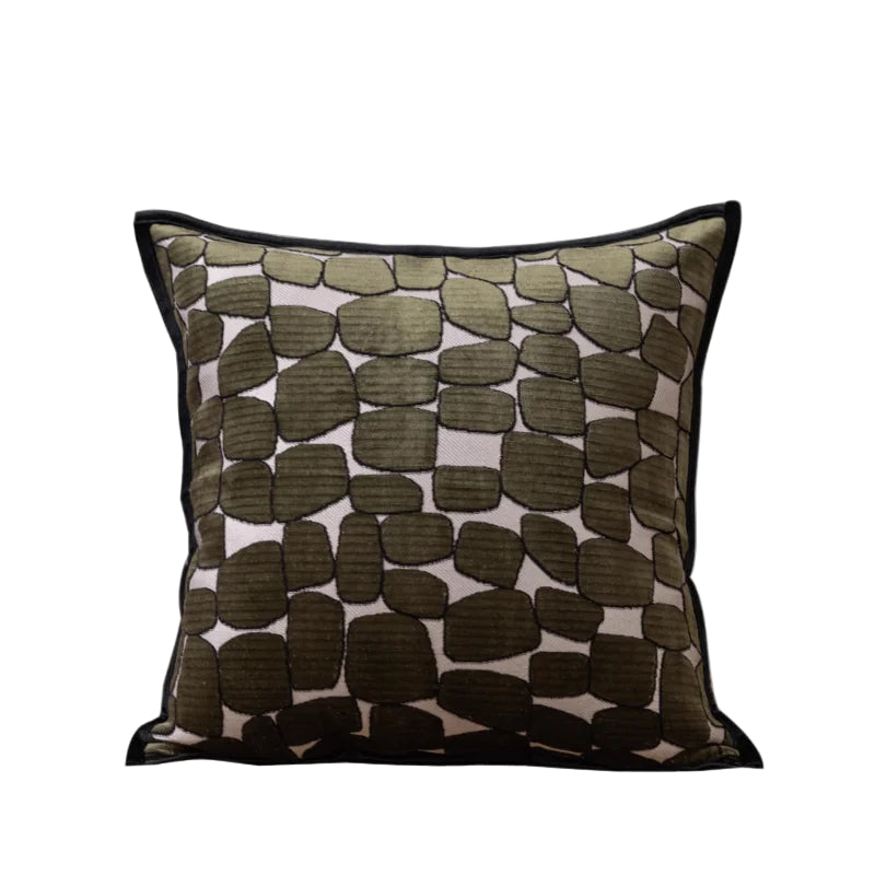Pebbel Pattern Jacquard Cushion Cover