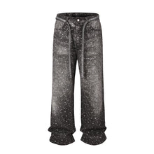 Load image into Gallery viewer, Full Speckled Rhinestone Denim Jeans
