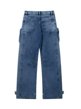 Load image into Gallery viewer, Large Pocket Denim Jeans
