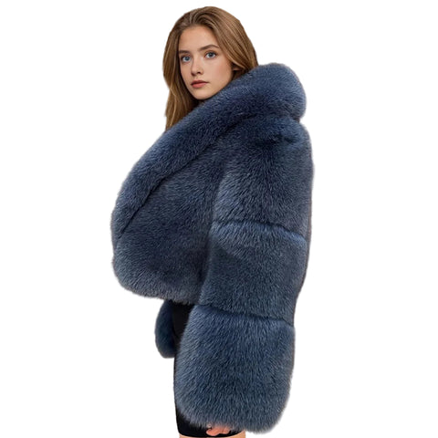 Cropped Fur Coat