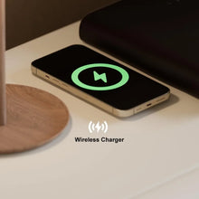 Load image into Gallery viewer, Wireless Charging Ribbed Design Nightstand Set
