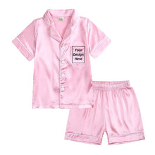 Load image into Gallery viewer, Personalized Name Satin Pajamas
