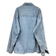 Load image into Gallery viewer, Crystal Denim Jacket
