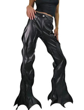 Load image into Gallery viewer, Irregular Leather Punk Pants
