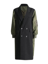 Load image into Gallery viewer, Patch Blazer Trench Coat
