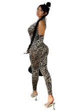 Load image into Gallery viewer, Leopard Print Sleeveless Jumpsuit
