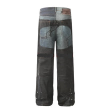 Load image into Gallery viewer, Vintage Western Printed Trouser Denim Jeans
