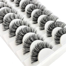 Load image into Gallery viewer, 10 Pair 3D Faux Mink Eyelash Set
