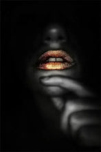 Load image into Gallery viewer, Black And Gold Canvas Poster
