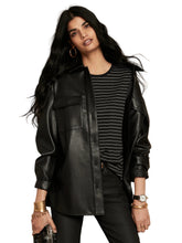 Load image into Gallery viewer, Leather Jacket Top-Modern Baby Las Vegas
