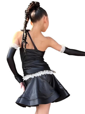 Leather Lace Lined Dress Set-Modern Baby Las Vegas