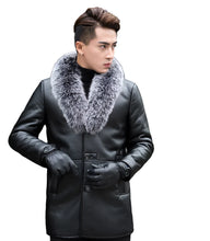 Load image into Gallery viewer, Fur Lined Leather Jacket
