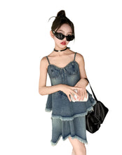 Load image into Gallery viewer, Layered Denim Dress
