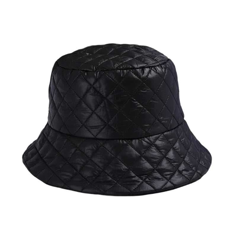 Black Quilted Hat