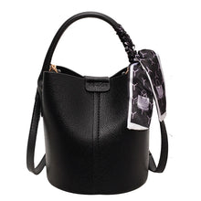 Load image into Gallery viewer, Solid Leather Bucket Handbag
