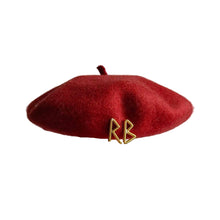 Load image into Gallery viewer, Letter Beret Hat

