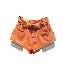Load image into Gallery viewer, Colored Pop Denim Shorts
