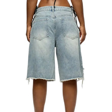Load image into Gallery viewer, Small Grommet Deni Shorts
