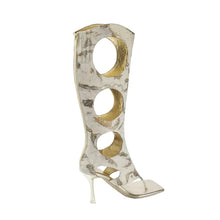 Load image into Gallery viewer, Printed Hollow Out Sandal Boots-Modern Baby Las Vegas
