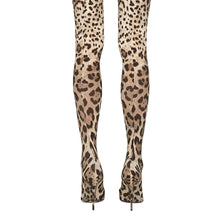 Load image into Gallery viewer, Leopard Over The Knee Sock Boots
