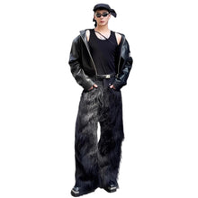 Load image into Gallery viewer, Shag Fur Wide Leg Pants
