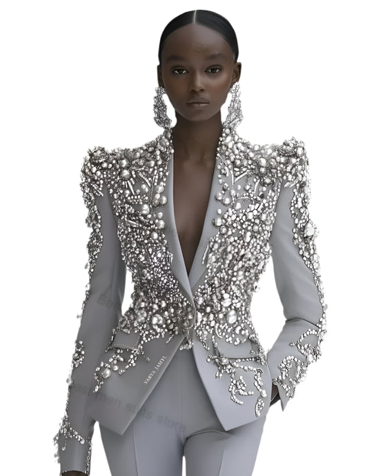 Crystal Beaded Suit-Modern Baby Las Vegas