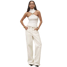 Load image into Gallery viewer, Gold Ring Sleeveless Top
